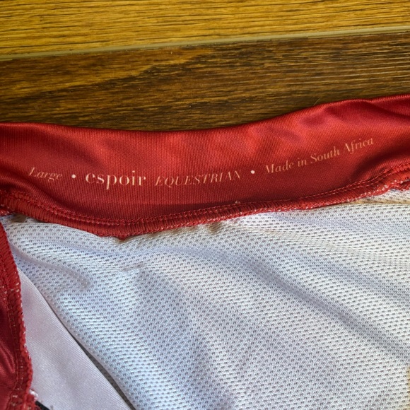 Men’s large long sleeve equestrian quarter zip athletic shirt by Espoir - Picture 3 of 7